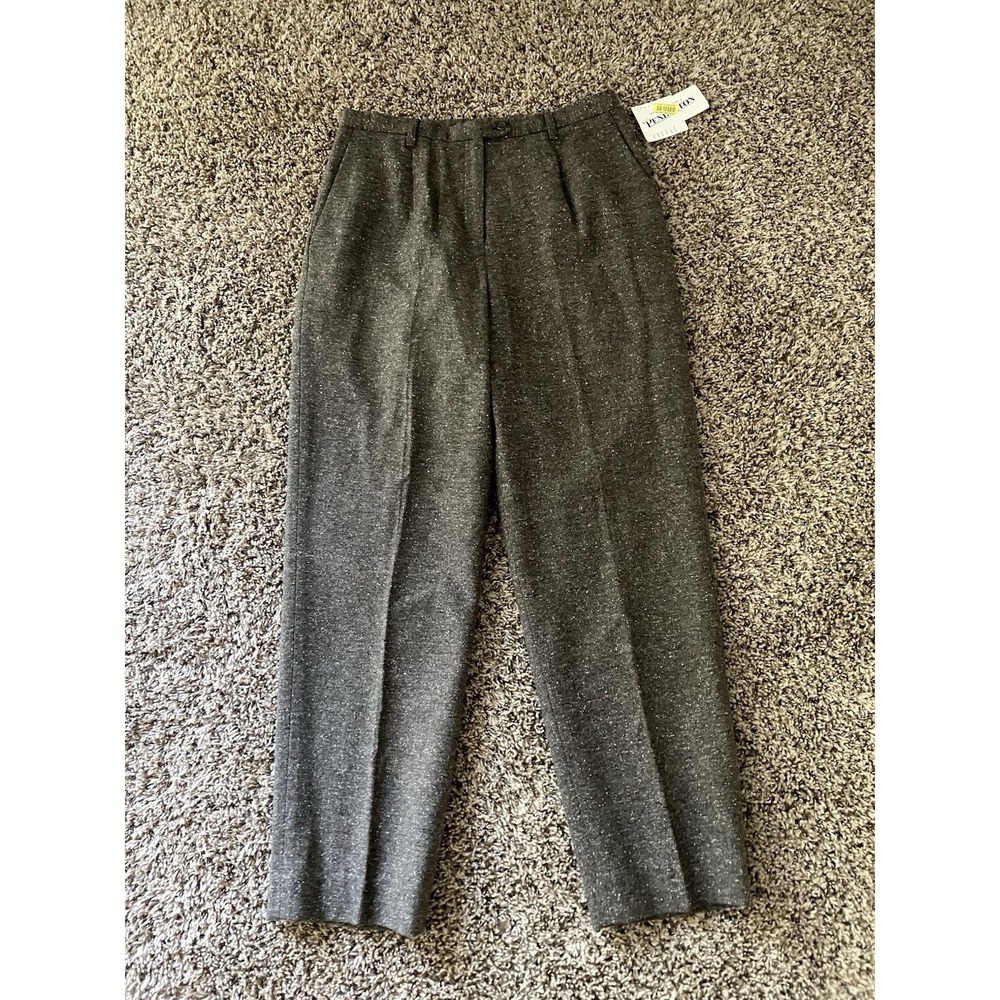 Vintage Pendleton 100% Wool Lined Trousers Women's Size 14 NWT Classic Wear
